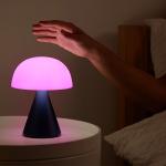 Lampa LED Lexon Mina L, Lumina cu 7 culori, IPX4, USB-C, Navy Blue 13 - lerato.ro
