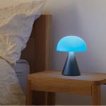 Lampa LED Lexon Mina L, Lumina cu 7 culori, IPX4, USB-C, Navy Blue 10 - lerato.ro