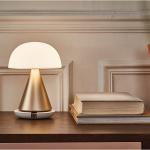 Lampa LED Lexon Mina L, Lumina cu 7 culori, IPX4, USB-C, Gold 16 - lerato.ro