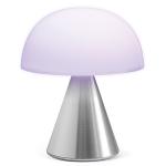 Lampa LED Lexon Mina M, Lumina cu 7 culori, Autonomie 24h, IPX4, USB-C, Silver 4 - lerato.ro