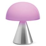 Lampa LED Lexon Mina M, Lumina cu 7 culori, Autonomie 24h, IPX4, USB-C, Silver 6 - lerato.ro