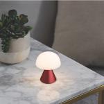 Lampa LED Lexon Mina Mini, Luminozitate ajustabila, USB-C, Dark Red 5 - lerato.ro