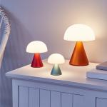 Lampa LED Lexon Mina Mini, Luminozitate ajustabila, USB-C, Dark Red 6 - lerato.ro