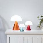 Lampa LED Lexon Mina Mini, Luminozitate ajustabila, USB-C, Dark Red 8 - lerato.ro