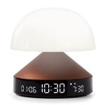 Ceas cu alarma 3in1 Lexon Mina Sunrise, Lampa LED cu 9 culori, Display Digital, 2000mAh, USB-C, Maro 3 - lerato.ro