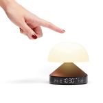 Ceas cu alarma 3in1 Lexon Mina Sunrise, Lampa LED cu 9 culori, Display Digital, 2000mAh, USB-C, Maro 13 - lerato.ro