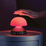 Ceas cu alarma 3in1 Lexon Mina Sunrise, Lampa LED cu 9 culori, Display Digital, 2000mAh, USB-C, Maro 14 - lerato.ro