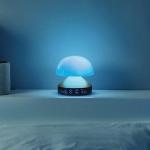 Ceas cu alarma 3in1 Lexon Mina Sunrise, Lampa LED cu 9 culori, Display Digital, 2000mAh, USB-C, Maro 15 - lerato.ro