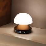 Ceas cu alarma 3in1 Lexon Mina Sunrise, Lampa LED cu 9 culori, Display Digital, 2000mAh, USB-C, Maro 16 - lerato.ro