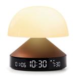 Ceas cu alarma 3in1 Lexon Mina Sunrise, Lampa LED cu 9 culori, Display Digital, 2000mAh, USB-C, Maro 4 - lerato.ro