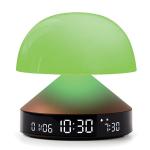 Ceas cu alarma 3in1 Lexon Mina Sunrise, Lampa LED cu 9 culori, Display Digital, 2000mAh, USB-C, Maro 5 - lerato.ro