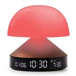 Ceas cu alarma 3in1 Lexon Mina Sunrise, Lampa LED cu 9 culori, Display Digital, 2000mAh, USB-C, Maro 6 - lerato.ro