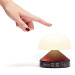 Ceas cu alarma 3in1 Lexon Mina Sunrise, Lampa LED cu 9 culori, Display Digital, 2000mAh, USB-C, Rosu 12 - lerato.ro