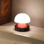 Ceas cu alarma 3in1 Lexon Mina Sunrise, Lampa LED cu 9 culori, Display Digital, 2000mAh, USB-C, Rosu 15 - lerato.ro