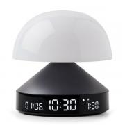 Ceas cu alarma 3in1 Lexon Mina Sunrise, Lampa LED cu 9 culori, Display Digital, 2000mAh, USB-C, Gunmetal