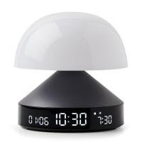 Ceas cu alarma 3in1 Lexon Mina Sunrise, Lampa LED cu 9 culori, Display Digital, 2000mAh, USB-C, Gunmetal