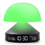 Ceas cu alarma 3in1 Lexon Mina Sunrise, Lampa LED cu 9 culori, Display Digital, 2000mAh, USB-C, Gunmetal 4 - lerato.ro