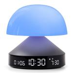 Ceas cu alarma 3in1 Lexon Mina Sunrise, Lampa LED cu 9 culori, Display Digital, 2000mAh, USB-C, Gunmetal 6 - lerato.ro