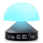 Ceas cu alarma 3in1 Lexon Mina Sunrise, Lampa LED cu 9 culori, Display Digital, 2000mAh, USB-C, Gunmetal 10 - lerato.ro