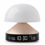 Ceas cu alarma 3in1 Lexon Mina Sunrise, Lampa LED cu 9 culori, Display Digital, 2000mAh, USB-C, Gold 2 - lerato.ro