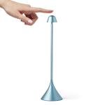 Lampa LED Lexon Steli Bell, Luminozitate ajustabila, Autonomie 10h, IPX4, USB-C, Light Blue 4 - lerato.ro