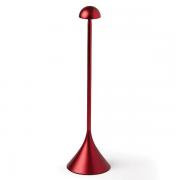 Lampa LED Lexon Steli Dome, Luminozitate ajustabila, Autonomie 10h, IPX4, USB-C, Dark Red