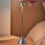 Lampa LED Lexon Steli Shade, Luminozitate ajustabila, Autonomie 10h, IPX4, USB-C, Gri 16 - lerato.ro