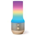 Lampa LED 3in1 Lexon Terrace, Difuzor Bluetooth, Functie Powerbank, 4000mAh, Autonomie 24h, 2xUSB-A, 1x USB-C, Gold 13 - lerato.ro