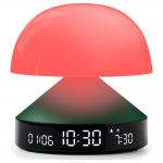 Ceas cu alarma 3in1 Lexon Mina Sunrise, Lampa LED cu 9 culori, Display Digital, 2000mAh, USB-C, Dark Green 4 - lerato.ro