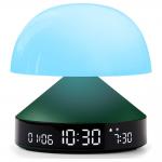 Ceas cu alarma 3in1 Lexon Mina Sunrise, Lampa LED cu 9 culori, Display Digital, 2000mAh, USB-C, Dark Green 9 - lerato.ro