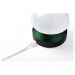 Ceas cu alarma 3in1 Lexon Mina Sunrise, Lampa LED cu 9 culori, Display Digital, 2000mAh, USB-C, Dark Green 11 - lerato.ro