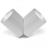 Set 2 lampi LED Ray Light, Lumina cu 7 culori, Autonomie 6h, IPX4, USB-C, Silver 4 - lerato.ro