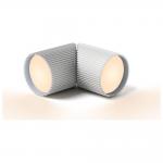 Set 2 lampi LED Ray Light, Lumina cu 7 culori, Autonomie 6h, IPX4, USB-C, Silver 3 - lerato.ro