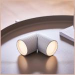 Set 2 lampi LED Ray Light, Lumina cu 7 culori, Autonomie 6h, IPX4, USB-C, Silver 14 - lerato.ro