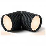 Set 2 lampi LED Ray Light, Lumina cu 7 culori, Autonomie 6h, IPX4, USB-C, Negru 4 - lerato.ro