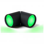 Set 2 lampi LED Ray Light, Lumina cu 7 culori, Autonomie 6h, IPX4, USB-C, Negru 5 - lerato.ro