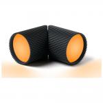 Set 2 lampi LED Ray Light, Lumina cu 7 culori, Autonomie 6h, IPX4, USB-C, Negru 8 - lerato.ro