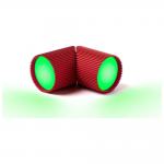 Set 2 lampi LED Ray Light, Lumina cu 7 culori, Autonomie 6h, IPX4, USB-C, Dark Red 6 - lerato.ro