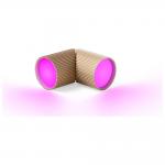 Set 2 lampi LED Ray Light, Lumina cu 7 culori, Autonomie 6h, IPX4, USB-C, Gold 8 - lerato.ro