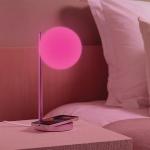 Lampa LED Lexon Bubble, 15W, Lumina cu 7 culori, Autonomie 6h, USB-C, Light Pink 14 - lerato.ro