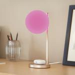 Lampa LED Lexon Bubble, 15W, Lumina cu 7 culori, Autonomie 6h, USB-C, Gold 16 - lerato.ro