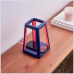 Lampa LED 2in1 Lexon Orbe Lantern cu Incarcator Wireless, Lumina cu 9 culori,  5000mAh, Autonomie 8h, IPX4, USB-C, Albastru 3 - lerato.ro