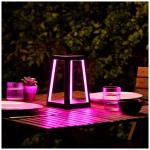 Lampa LED 2in1 Lexon Orbe Lantern cu Incarcator Wireless, Lumina cu 9 culori,  5000mAh, Autonomie 8h, IPX4, USB-C, Negru 4 - lerato.ro