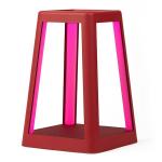 Lampa LED 2in1 Lexon Orbe Lantern cu Incarcator Wireless, Lumina cu 9 culori,  5000mAh, Autonomie 8h, IPX4, USB-C, Dark Red 10 - lerato.ro