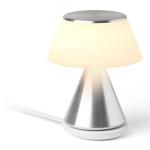 Lampa LED Lexon Luma M, Lumina cu 9 culori, 900mAh, Autonomie 4h, IPX4, USB-C, Silver 9 - lerato.ro