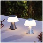 Lampa LED Lexon Luma M, Lumina cu 9 culori, 900mAh, Autonomie 4h, IPX4, USB-C, Silver 10 - lerato.ro