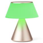 Lampa LED Lexon Luma M, Lumina cu 9 culori, 900mAh, Autonomie 4h, IPX4, USB-C, Gold 9 - lerato.ro