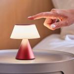 Lampa LED Lexon Luma M, Lumina cu 9 culori, 900mAh, Autonomie 4h, IPX4, USB-C, Dark Red 12 - lerato.ro