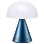 Lampa LED Lexon Mina Audio L, Difuzor Bluetooth 5W, Autonomie 24h, USB-C, Dark Blue 2 - lerato.ro