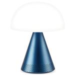Lampa LED Lexon Mina Audio L, Difuzor Bluetooth 5W, Autonomie 24h, USB-C, Dark Blue 3 - lerato.ro